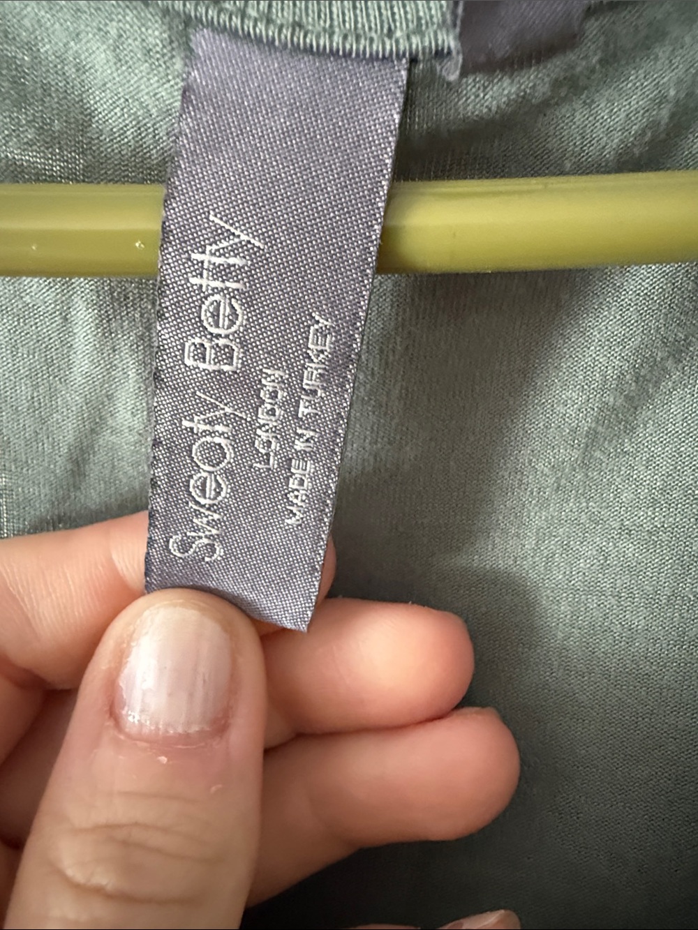 Sweaty Betty Sage Green Jumpsuit with V-Neck - Picture 2 of 2